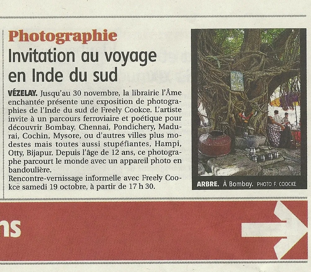 Photographie presse — presse-08 — Freely Cook